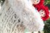 Broken Rib Stitch Christmas Stocking with Faux Fur Trim
