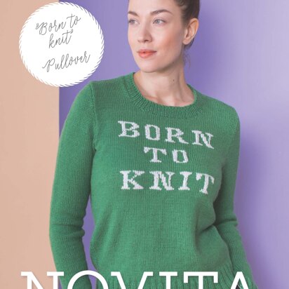 Born To Knit Pullover in Novita Nalle - Downloadable PDF