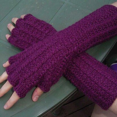 Ill Knit by Moonlight Fingerless Gloves