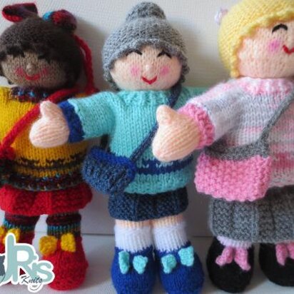 Delightful Dolls - knitting pattern