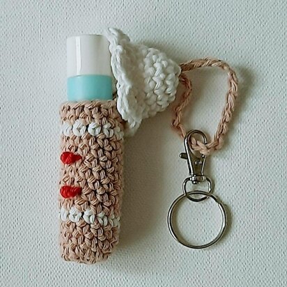 Gingerbread Man Lip Balm Cozy