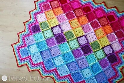 Happy Harlequin Blanket