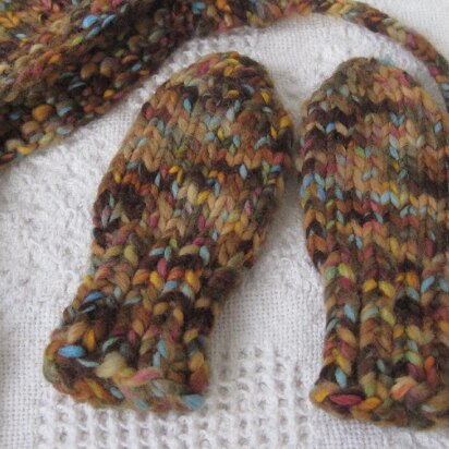 Thumbless Baby Mittens