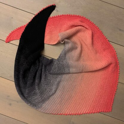 Watermelon Shawl