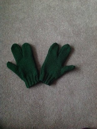 Dinosaur gloves