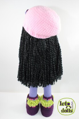 Crochet Doll Pattern, Amigurumi doll pattern, Large doll, 21"/53cm, Brenda