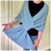 Beginner-Friendly Crochet Gathered Shawl Pattern - Hole-Lotta-Looks Gathered Wrap