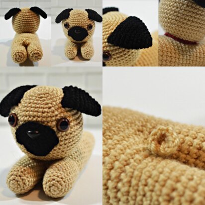 Leo the Pug Dog Amigurumi