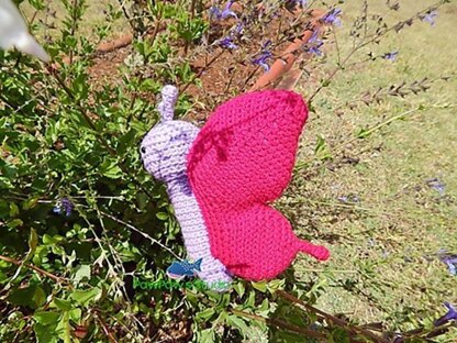 Amigurumi Butterfly Pattern No.61