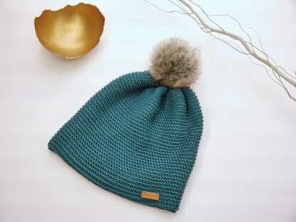 Wende-Beanie und Dreieckstuch im Set WOOLY- No.186S