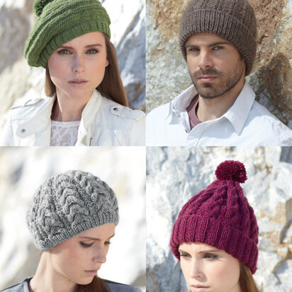 Hats in Sirdar Wool Rich Aran - 7182