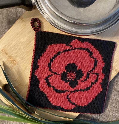 Poppy Potholder