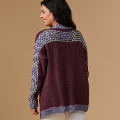 #1304 Cepheus - Cardigan Knitting Pattern for Women in Valley Yarns Hawley by Valley Yarns