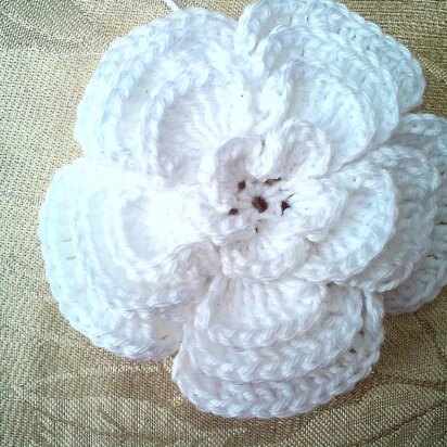 4 Layer Big Crochet flower with open centre