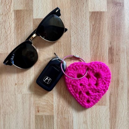 Granny's Heart Keychain