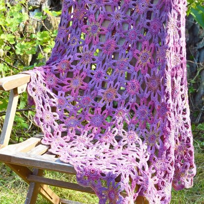 Marsh Violet Crochet Blanket