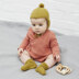 Lyra Bonnet & Socks - Knitting Pattern For Babies in Debbie Bliss Luna