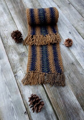 Moss Fringed Scarf