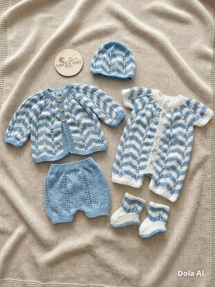 'Chevronette' Multi piece set