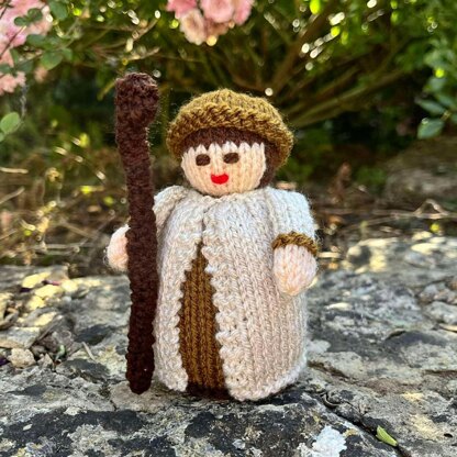 Nativity Shepherd Dolls Knitting Pattern - Toy Knitting Pattern