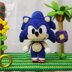 Sonic, the hedgehog amigurumi pattern