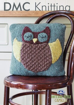 Owl Cushion Cover in DMC Cottage Style Camilla - 15192L/2