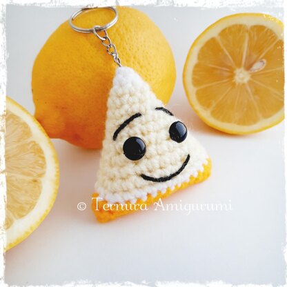 Lemon Keychain Crochet Pattern