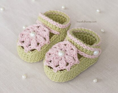 Ice Cream Swirl Baby Booties