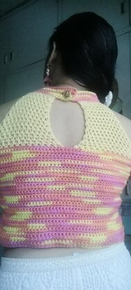 Crochet Halter Top Pattern Beginner Crochet Pattern For Summer Crochet Cropped Top Pattern Easy Crochet Pattern Tank Top Sleeveless Pattern
