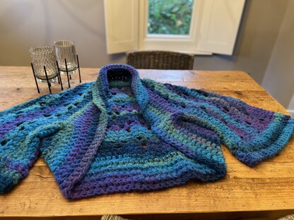 Azure Wrap Cardigan