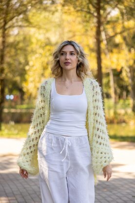 Hexagon cardigan