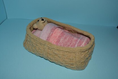 Tessa Teddy With Crib And Bedding