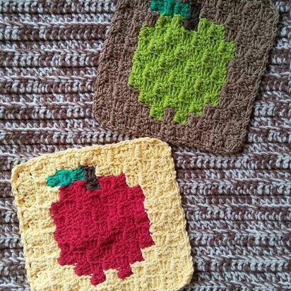 C2C Apple Washcloths