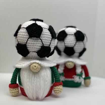 Soccer Ball Hat Gnome
