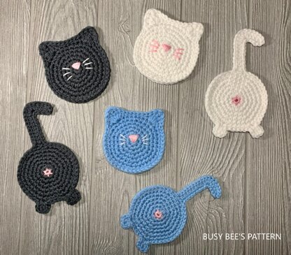 Kitty Coaster Set