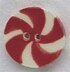 Mill Hill Button 86196 - Peppermint Candy