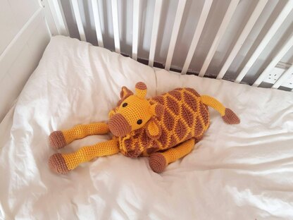 3in1 Safari Giraffe Baby Blanket Crochet Pattern