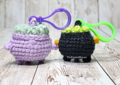 Tiny Witch Cauldron Keychain