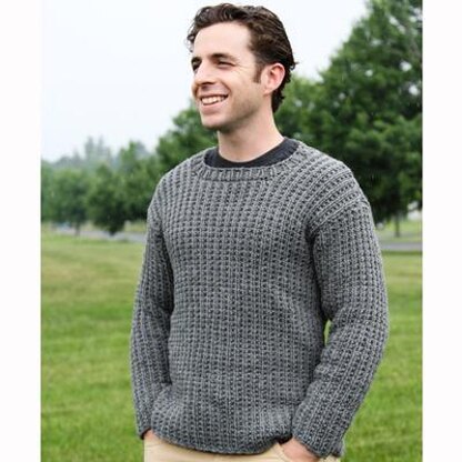 558 Woodstove Pullover - Sweater Knitting Pattern for Men in Valley Yarns Northampton Bulky