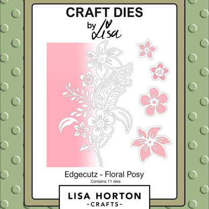 Lisa Horton EdgeCutz Floral Posy Die Set