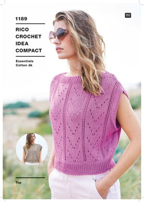 Top in Rico Essentials Cotton DK - 1189 - Downloadable PDF