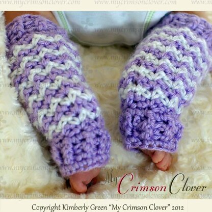 Baby Leg Warmers - Petite Shells Leg Warmers