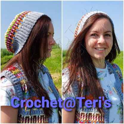 Happy Squares Mosaic Hat