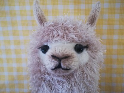 Knitting Pattern - llama alpaca soft toy from yarn