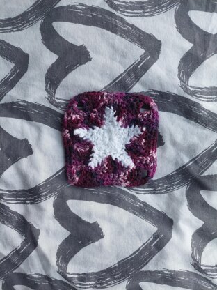 Granny square with a star