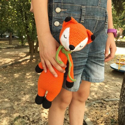Crochet Fox toy amigurumi pattern