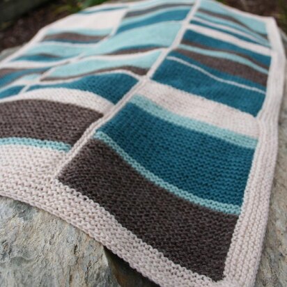 Beach Baby Blanket - knitting pattern