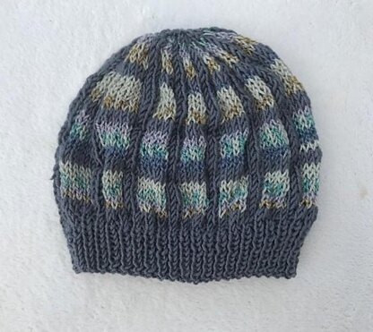 Sock Yarn Destash Hat