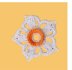 Crochet narcissus flower
