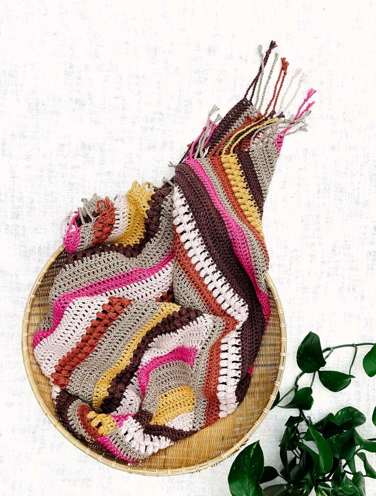 Not-So-Crazy Quilt Crochet pattern by Jess Coppom Make Do Crew